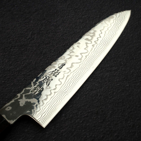 Sukenari ZDP-247 Damascus Santoku 180mm, Ebony Handle