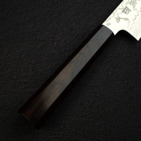 Sukenari ZDP-247 Damascus Santoku 180mm, Ebony Handle