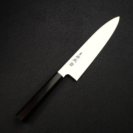Sukenari ZDP-247 Hairline Gyuto 240mm, Ebony Handle