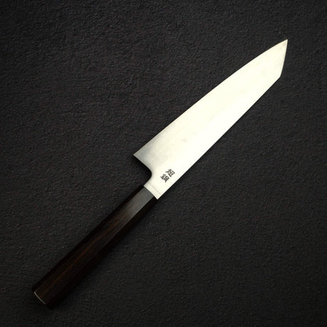 Sukenari ZDP-247 Hairline K-tip Gyuto 210mm, Ebony Handle