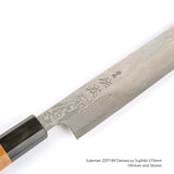 Sukenari ZDP189 Damascus K-tip Sujihiki 270mm