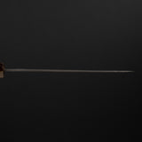 Takeshi Saji SG2 Black Damascus Bunka 180mm Heart-shaped Ironwood Handle