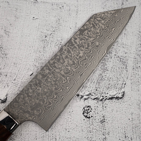 Takeshi Saji SG2 Black Damascus Bunka 180mm Ironwood