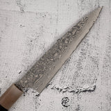 Takeshi Saji SG2 Black Damascus Petty 150mm Heart-shaped Ironwood Handle