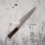 Takeshi Saji SG2 Black Damascus Petty 150mm Heart-shaped Ironwood Handle