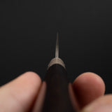 Takeshi Saji SG2 Black Damascus Petty 150mm Heart-shaped Ironwood Handle