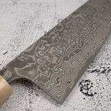Takeshi Saji SG2 Black Damascus Santoku 180mm Heart-shaped Ironwood Handle