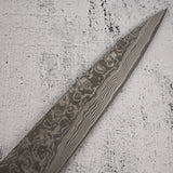 Takeshi Saji SG2 Black Damascus Sujihiki 240mm Heart-shaped Ironwood Handle
