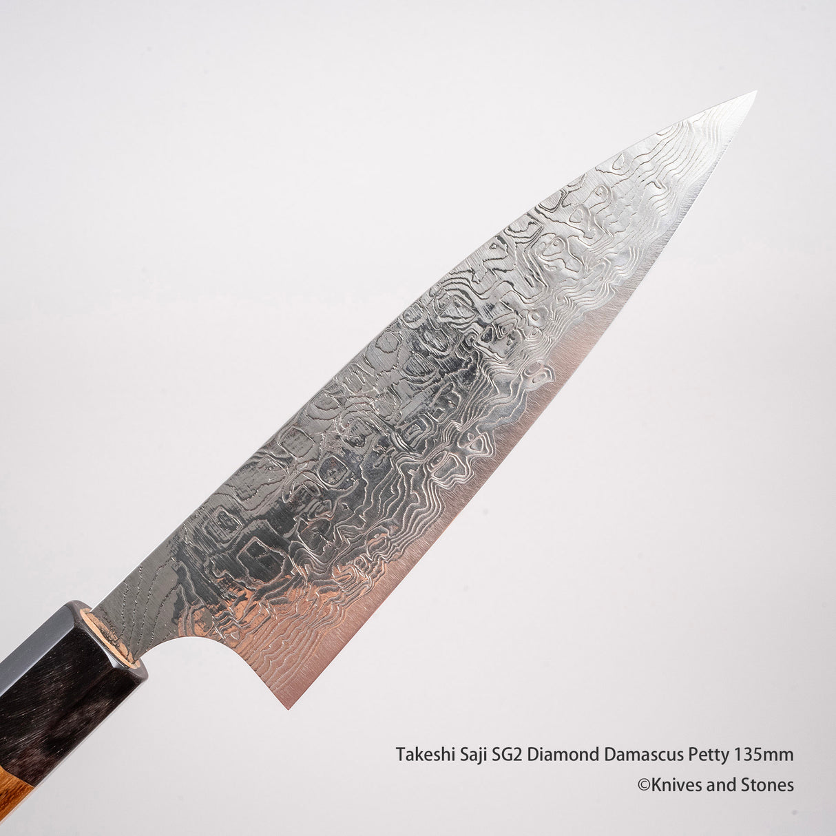 Takeshi Saji SG2 Diamond Damascus Petty 135mm