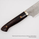 Takeshi Saji SG2 Diamond Damascus Sakimaru Sujihiki 390mm