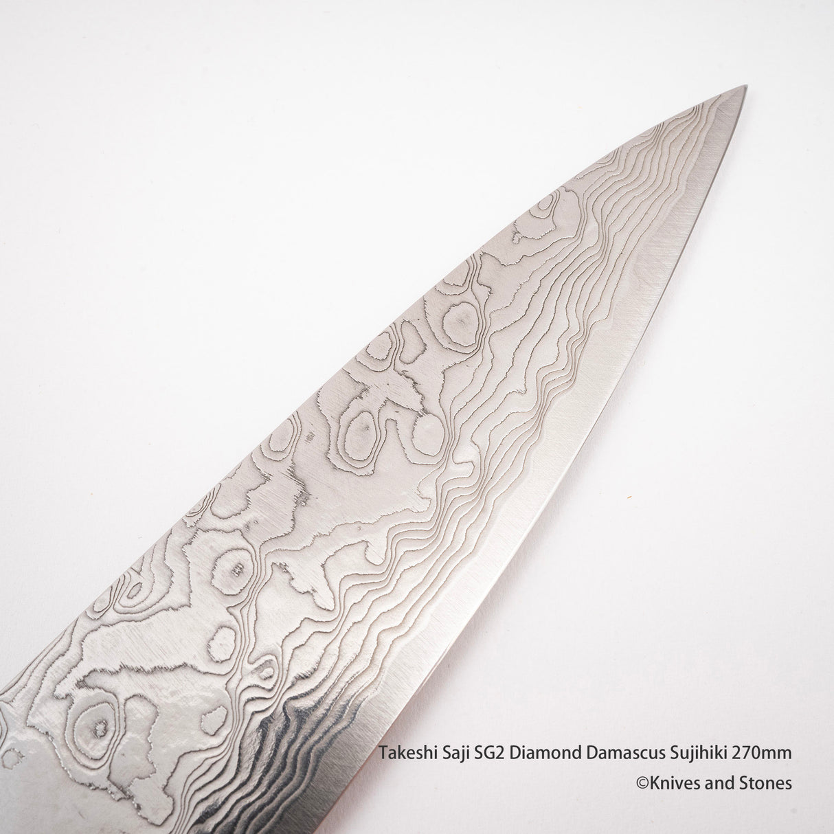 Takeshi Saji SG2 Diamond Damascus Sujihiki 270mm