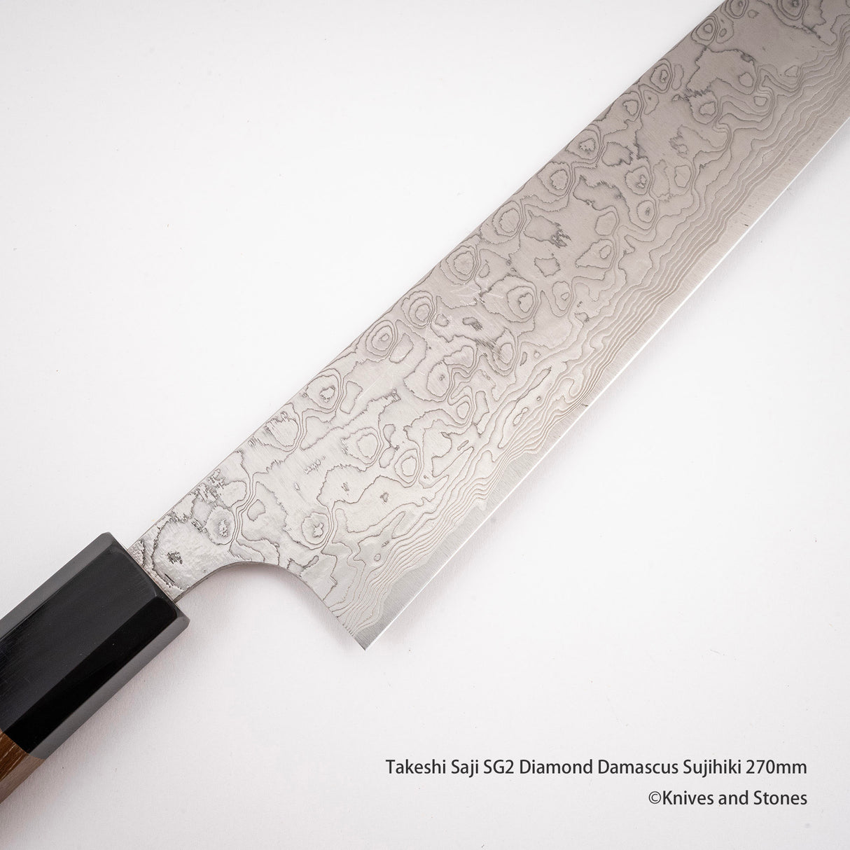Takeshi Saji SG2 Diamond Damascus Sujihiki 270mm