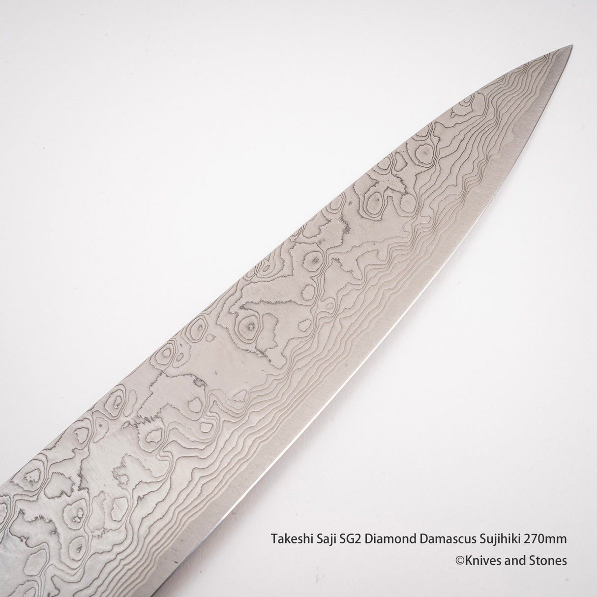 Takeshi Saji SG2 Diamond Damascus Sujihiki 270mm