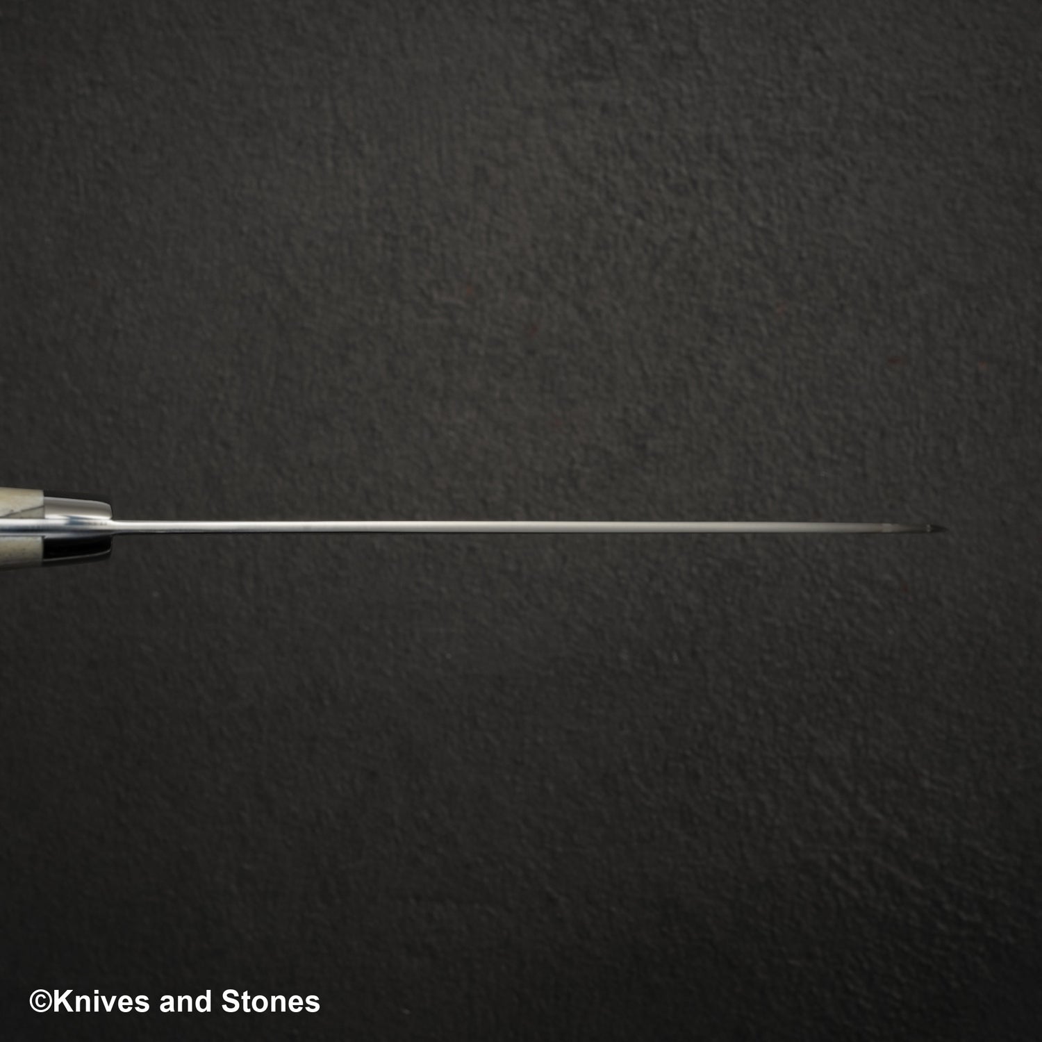 Takeshi Saji SG2 Black Damascus Santoku 180mm Stag Handle