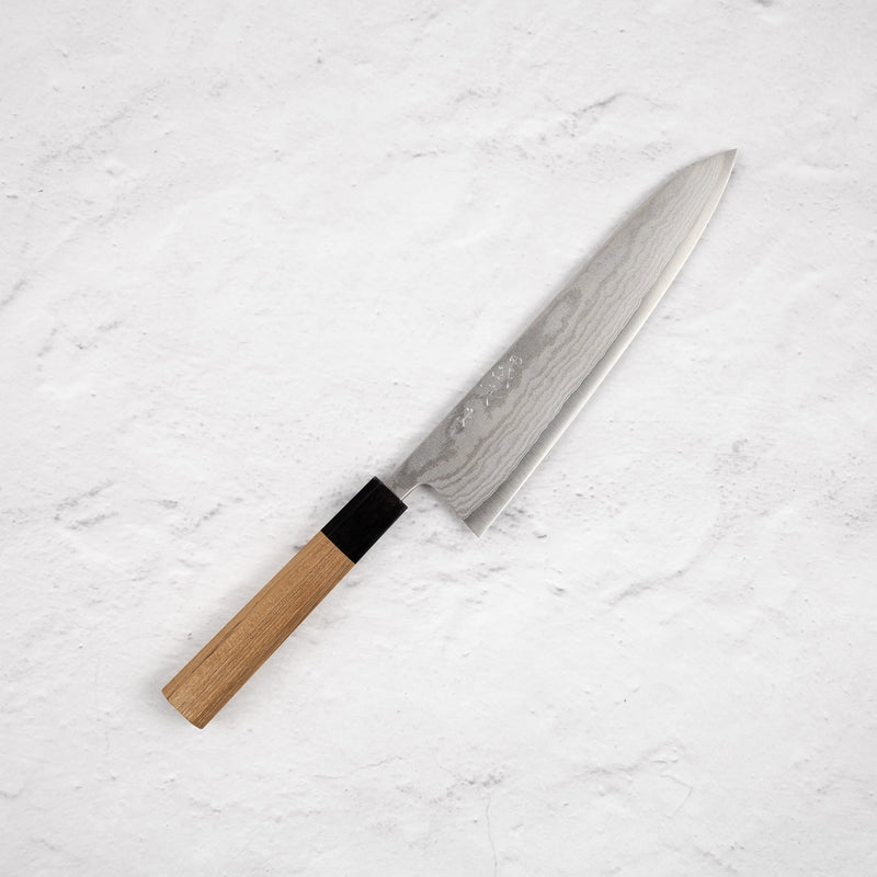Tanaka Ginsan Damascus Gyuto 210mm