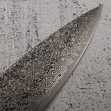 Tanaka Habakiri SG2 Damascus Sujihiki 240mm with Saya