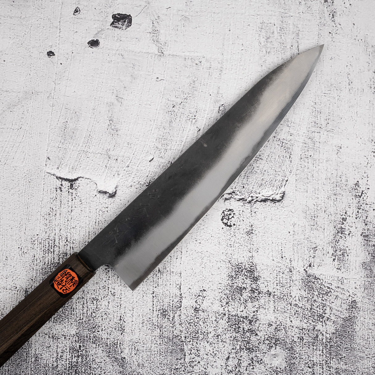Tanaka Blue 2 Gyuto 240mm Kurouchi Black Chacate