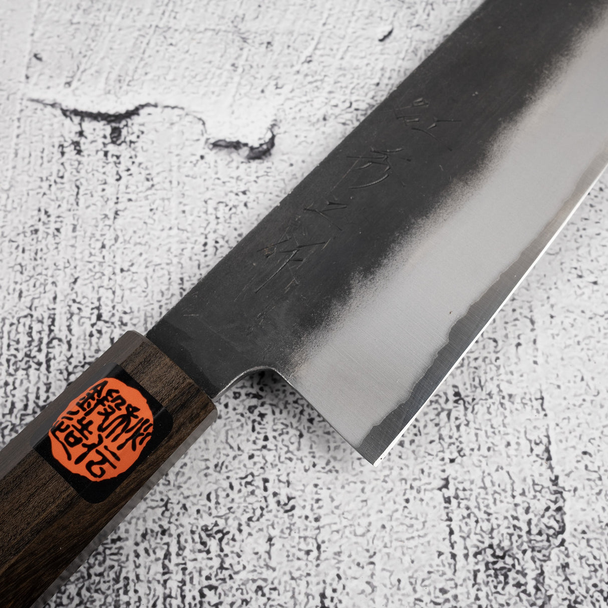 Tanaka Blue 2 Gyuto 240mm Kurouchi Black Chacate