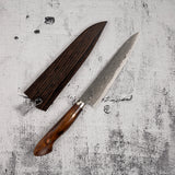 Tanaka R2 Black Damascus Ironwood Petty 150mm