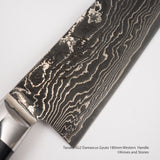 Tanaka SG2 Damascus Gyuto 180mm Western Handle