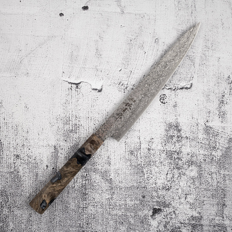 Tanaka Habakiri SG2 Damascus Sujihiki 210mm