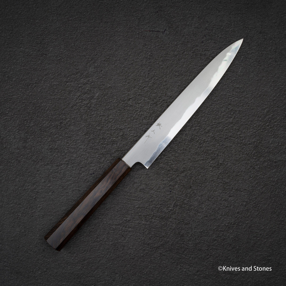 Tetsujin Blue 2 Kasumi Sujihiki 210mm Ebony Handle