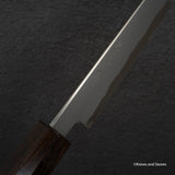 Tetsujin Blue 2 Kasumi Sujihiki 210mm Ebony Handle