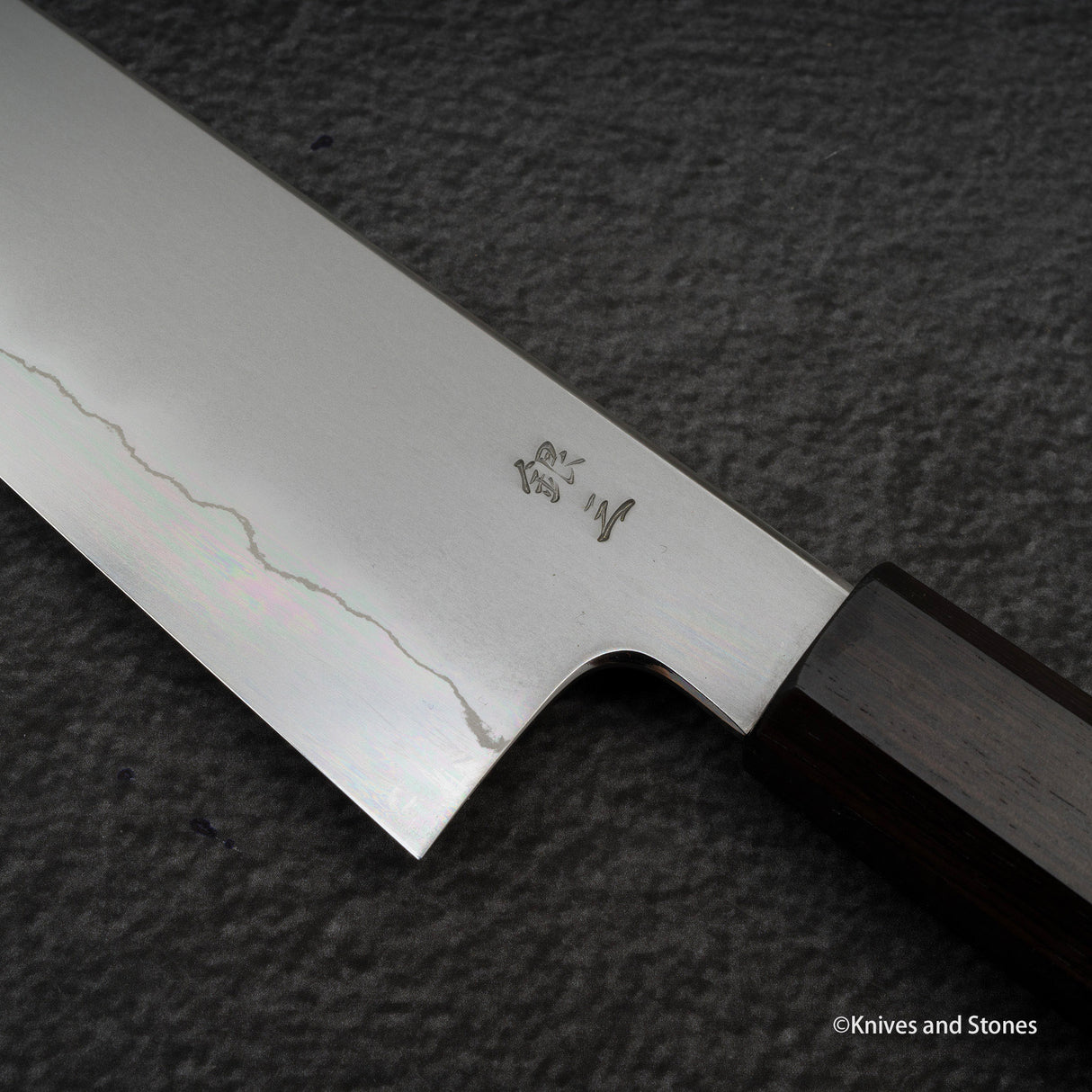 Tetsujin Ginsan Kasumi Gyuto 210mm Ebony Handle