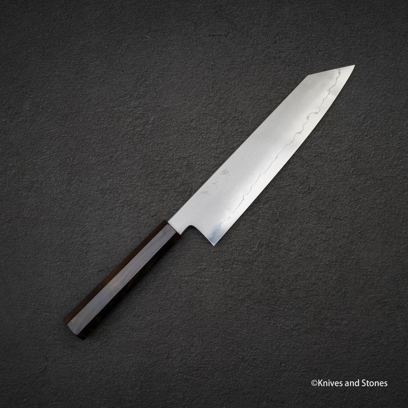 Tetsujin Ginsan Kasumi K-tip Gyuto 240mm Ebony Handle