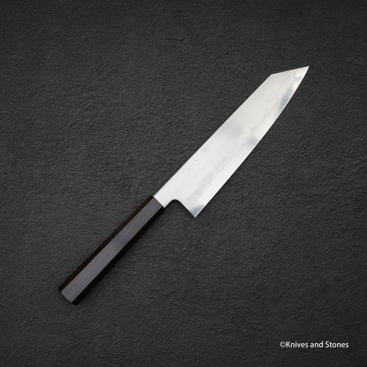 Tetsujin Ginsan Migaki K-tip Gyuto 210mm Ebony Handle