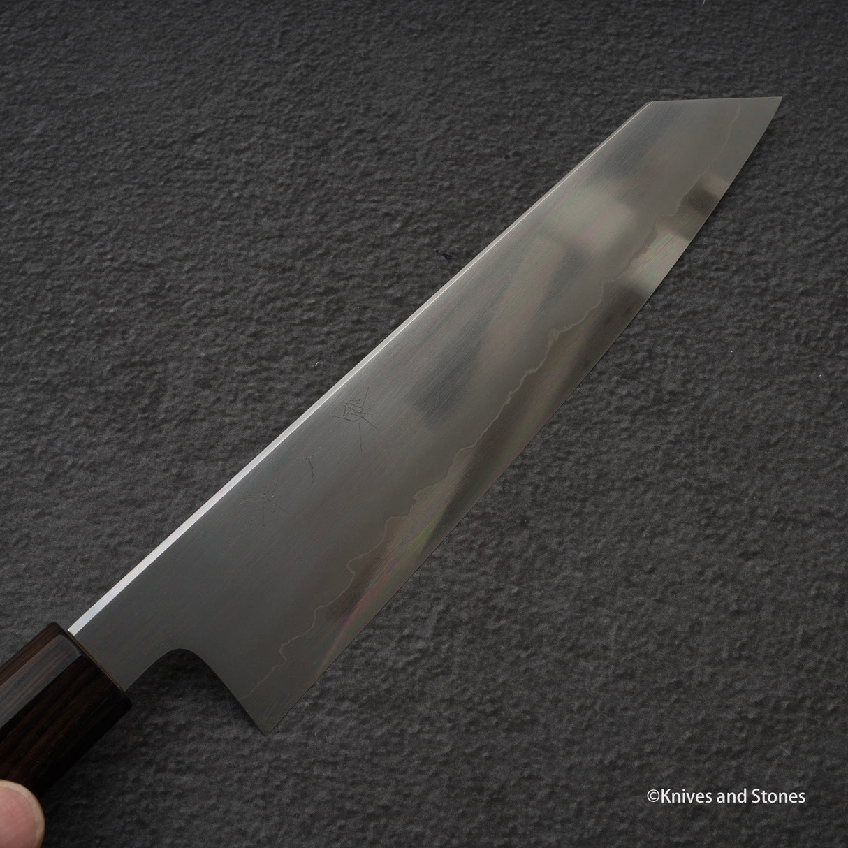 Tetsujin Ginsan Migaki K-tip Gyuto 210mm Ebony Handle