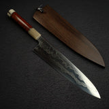 Tetsujin SP Lightning Blue 2 Hand-folded Damascus Gyuto 240mm w/ Saya
