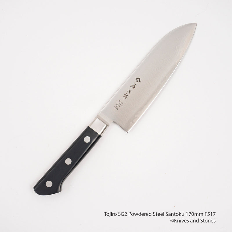 Tojiro SG2 Powdered Steel Santoku 170 mm F-517