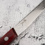 Tsunehisa AUS10 Damascus Steak Knife Red
