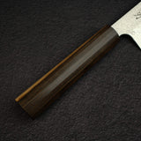 K&S Arare SG2 Santoku 170mm by Iron Clad, with Black Charcate Handle