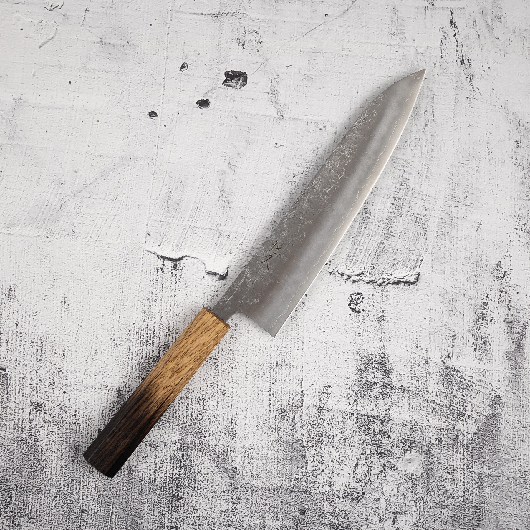 Burnt Kashi Octagonal Japanese knife handle