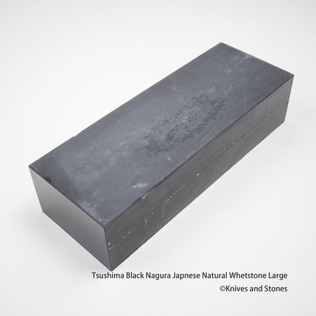 Tsushima Black (Kuro) Nagura Large Natural Sharpening Stone