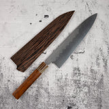 XINGUO Aogami Super Honyaki Gyuto 240mm Ironwood Handle with Saya