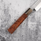 Yoshihiro Ginsan Double Fuller K-tip Yanagiba 270mm Amboyna