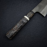 Hatsukokoro x Yoshikane SKD Nashiji Gyuto 210mm Extra Tall, Stablized Burl Handle