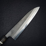 Hatsukokoro x Yoshikane SKD Nashiji Gyuto 210mm Extra Tall, Stablized Burl Handle