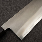 Yoshikane SKD Nashiji Nakiri 165mm Stainless Clad Ebony Handle