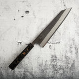 Yoshikane White 2 KU Nashiji K-tip Gyuto 210mm Carbon Fiber Handle