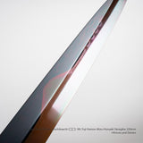 Yoshikazu Ikeda White 1 Kachikaechi (褐返)  Mt. Fuji Hamon Mizu-Honyaki Yanagiba 330mm Blade Only