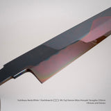 Yoshikazu Ikeda White 1 Kachikaechi (褐返)  Mt. Fuji Hamon Mizu-Honyaki Yanagiba 330mm Blade Only