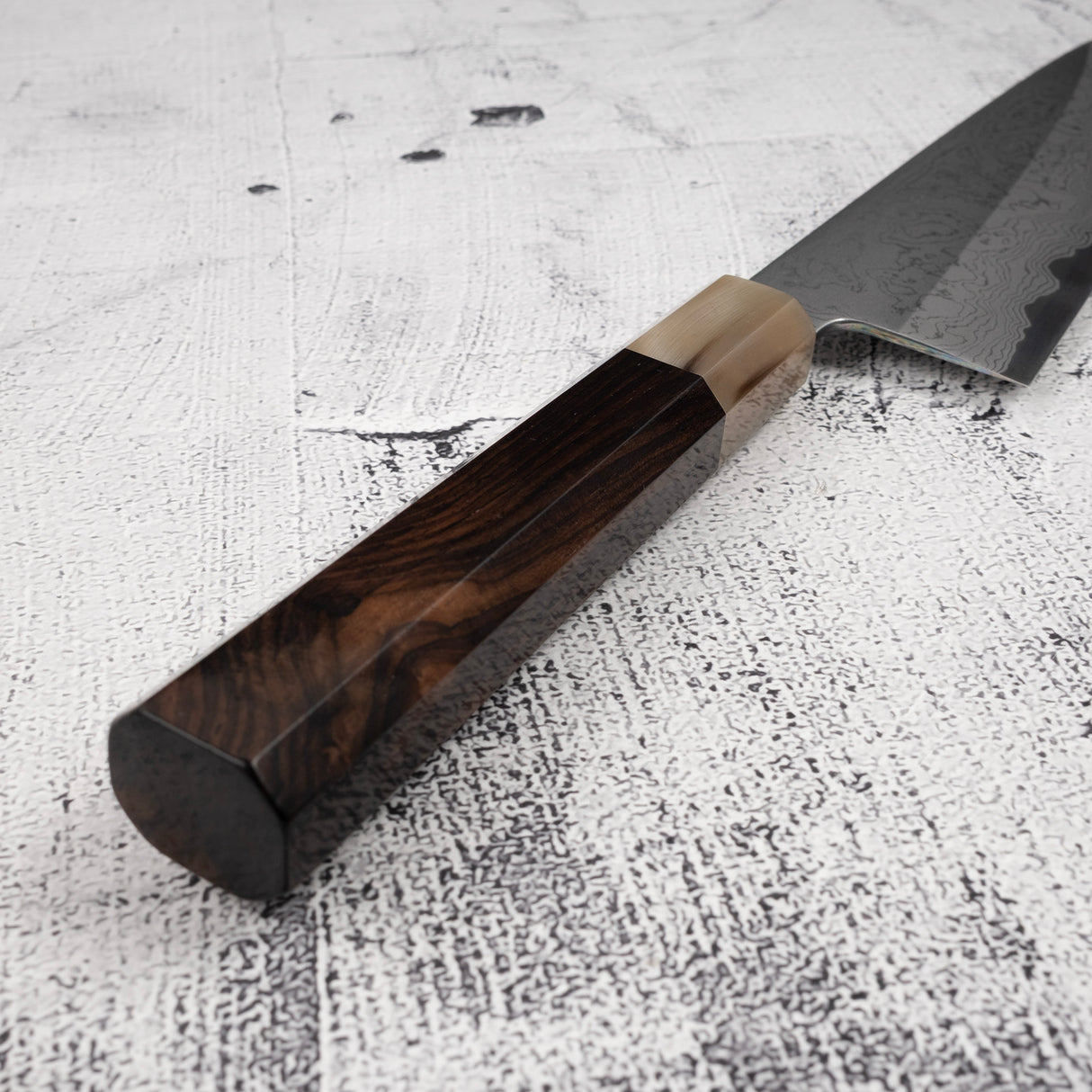 Yoshikazu Tanaka White 1 Damascus Gyuto 210mm