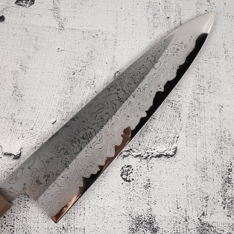 Yoshikazu Tanaka White 1 Damascus Gyuto 240mm