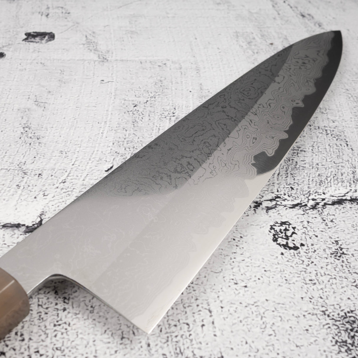 Yoshikazu Tanaka White 1 Damascus Gyuto 240mm