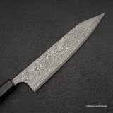 Yoshimi Kato VG10 Etched Damascus K-tip Gyuto 210mm Ebony Handle