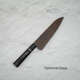 Yoshimi Kato SG2 Mirror Damascus Petty 150mm Ebony Handle